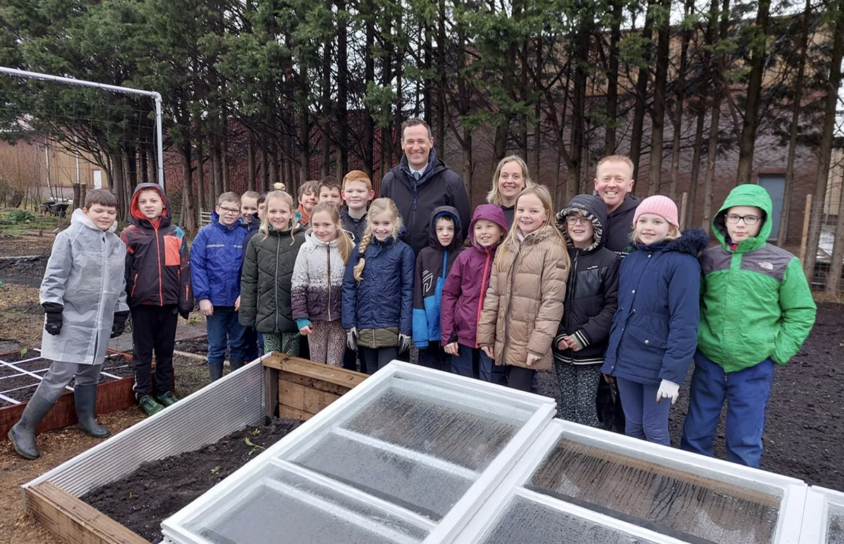 Schooltuinen bij Groen en geluk